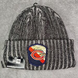 Chicago Bears New Era NFL 2023 Salute To Service Cuffed Knit Cap OSFA Wool Blend